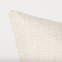 Jacklyn Cream Linen Square Decorative Pillow Cover - Default Title