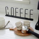 Coffee 15L x 1W Black Metal Sign - Default Title