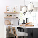 Farrah Frosted Glass Globe set in Matte Black Metal Pendant Ceiling Light - Default Title