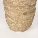 Kamli Small Beige Paper Mache Vase - Default Title