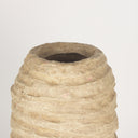 Kamli Large Beige Paper Mache Vase - Default Title