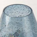 Robyn Short Blue Glass Vase - Default Title