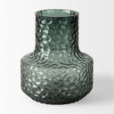 Jolene Short Green Glass Vase - Default Title