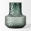 Jolene Short Green Glass Vase - Default Title