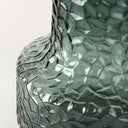 Jolene Short Green Glass Vase - Default Title