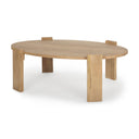 Evelyn Light Brown Oblong Coffee Table - Default Title