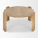 Evelyn Light Brown Oblong Coffee Table - Default Title