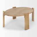 Evelyn Light Brown Oblong Coffee Table - Default Title
