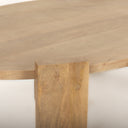 Evelyn Light Brown Oblong Coffee Table - Default Title