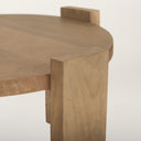 Evelyn Light Brown Round EndSide Table - Default Title