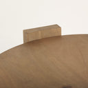 Evelyn Light Brown Round EndSide Table - Default Title
