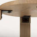 Evelyn Light Brown Round EndSide Table - Default Title