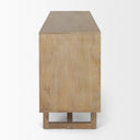 Grier 72 Light Brown Solid Wood W Cane Sideboard - Default Title