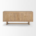 Grier 72 Light Brown Solid Wood W Cane Sideboard - Default Title