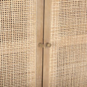 Grier 72 Light Brown Solid Wood W Cane Sideboard - Default Title