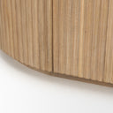 Terra Light Brown Wood Fluted Sideboard - Default Title