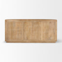 Terra Light Brown Wood Fluted Sideboard - Default Title