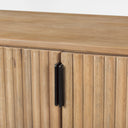 Terra Light Brown Wood Fluted Sideboard - Default Title