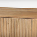 Terra Light Brown Wood Fluted Sideboard - Default Title