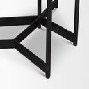 Larkin Marble Dark Brown Wood Tabletop Nesting EndSide Tables - Default Title