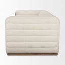 Ricciardo Cream Boucle 3-Seater Sofa - Default Title