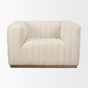 Ricciardo Cream Boucle Upholstered Arm Chair - Default Title