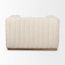 Ricciardo Cream Boucle Upholstered Arm Chair - Default Title