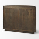 Terra Fluted Dark Brown 2-Door Accent Cabinet - Default Title