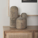 Knox Large Gray-Wash Wood Decorative Object - Default Title