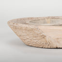 Nikita Set of 2 Large Light-Wash Reclaimed Wood Bowls - Default Title