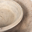 Nikita Set of 2 Large Light-Wash Reclaimed Wood Bowls - Default Title