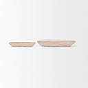 Athena Set of 2 Extra Large Light-Wash Reclaimed Wood Trays - Default Title