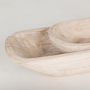 Athena Set of 2 Extra Large Light-Wash Reclaimed Wood Trays - Default Title