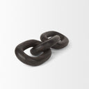 Tayla Large Black-Brown Wood Chain Link - Default Title