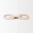 Tayla Large Blonde Wood Chain Link - Default Title