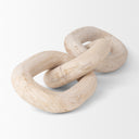 Tayla Large Blonde Wood Chain Link - Default Title