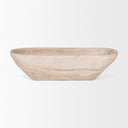 Athena Extra Large Oblong Light-Wash Reclaimed Wood Bowl - Default Title