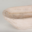 Athena Extra Large Oblong Light-Wash Reclaimed Wood Bowl - Default Title