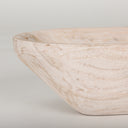 Athena Extra Large Oblong Light-Wash Reclaimed Wood Bowl - Default Title