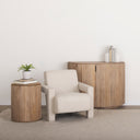 Sovereign Oatmeal Fully Upholstered Accent Chair - Default Title