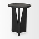 Mattius Black Wood Accent Table - Default Title