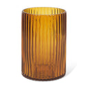Dawn Short Amber Glass Vase - Default Title