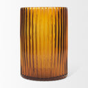 Dawn Short Amber Glass Vase - Default Title
