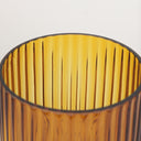 Dawn Short Amber Glass Vase - Default Title