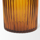 Dawn Short Amber Glass Vase - Default Title