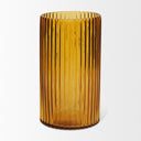Dawn Tall Amber Glass Vase - Default Title