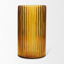 Dawn Tall Amber Glass Vase - Default Title