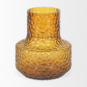 Jolene Short Amber Glass Vase - Default Title