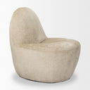 Beverly Beige Chenille Accent Chair - Default Title