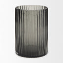 Dawn Short Smokey Black Glass Vase - Default Title